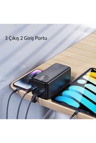 Resim Yesido YP43 40.000 Mah Dijital Göstergeli Usb3.0 Pd Hızlı Şarj Powerbank 