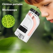 Resim 300x Optik Yakınlaştırma Mikroskop, Akıllı Telefon Adaptörü ile - Detaylı Mikroskoplar ve Slaytların Net Görünümü, ABS Malzeme, Gençlerin İlk Bilim Deneyimi İçin Mükemmel (Pil Dahil Değil), Gençlerin Bilim Keşfi | Şık Tasarım | Dayanıklı Yapı 