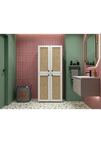Resim Kenzlife Çamaşır-kurutma-bulaşık Makinesi Dolabı Jelena Mat Beyaz 180 70 60 Jut Kare Mdf Gövde 