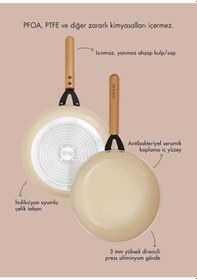 Resim The Mia Cucina Di Mia Tava 24 Cm Cdm0001 Bej 