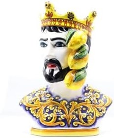 Resim Moor Dekoratif Desenli Büst Heykeli 