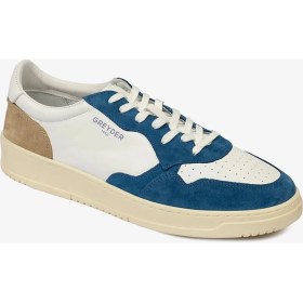 Resim Greyder Erkek Saks Beyaz Hakiki Deri Sneaker Ayakkabı 4Y1SA62609 