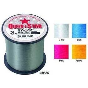 Resim Sunline Queen Star 0.840 Mm 600m Gray Monofilament Misina 49.8kg Çeker 
