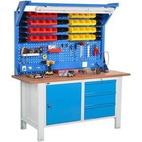 Resim starçelik Atölye Çalışma Tezgahı (1600x720x830-930/1844 mm) 