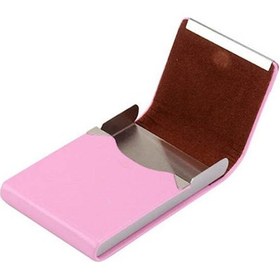 Resim Pu Dikey Kartvizitlik Alüminyum Alaşımlı Dikey Kartvizitlik Hediye Kredi Kartı Tutucu Çanta Kartlıklı Cüzdan Erkekler Çok Renkli 