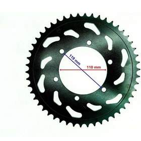 Resim Yamaha R25 Mt-25 Arka Dişli 520-50t İç 110 Mm 6 Delikli 