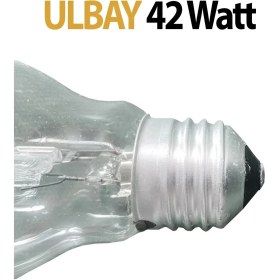 Resim Ulbay Halojen Ampul 42 Watt ( Dimmer Uyumlu ) 
