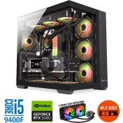 Resim Zeiron Zero RTX20 Intel Core I5-9400F 32GB Ram 1 Tb M.2 Nvme 12GB 192BIT RTX3060 Sıvı Soğutmalı Oyuncu Masaüstü Bilgisayar 