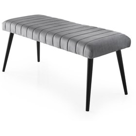 Resim erezoğulları Mutfak Bank Bench Oturma Markiz 95cm Gri/antrasit Kumaş 