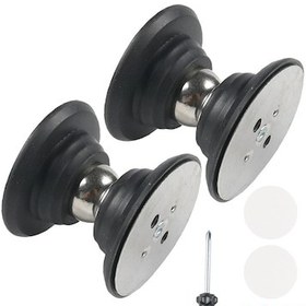 Resim Suntek 2x Rv Kapı Durdurucu Kargo Römork Bölmeleri Için Siyah 