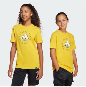Resim Adidas Jı6688 J Fun Tee Çocuk T-shirt Sarı 