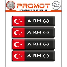 Resim KAN GRUBU 3D STİCKER 4’LÜ SET 002 