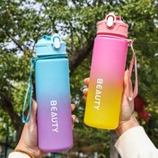 Resim Tek Büyük Plastik Su Bardağı, Düşmeye Karşı Koruyucu, Taşınabilir, Ofis Ölçeği, Mat, Dış Mekan, Spor 