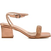 Resim Pierre Cardin Rose Taşlı Bilekten Bantlı Kadın Abiye Ayakkabı Pc-54670 Z Rose Çok Renkli 