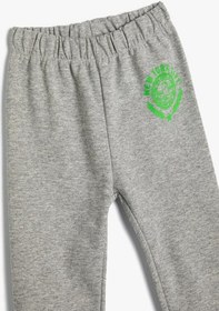 Resim Koton Erkek Bebek Basic Jogger Eşofman Altı Beli Lastikli Baskı Detaylı 001 