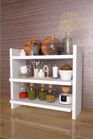 Resim GÜLPINAR AVM Mutfak Tezgah Üstü Raf 