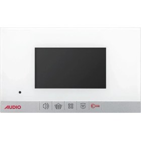 Resim AUDIO 4.3'' Görüntülü Diafon Bus Plus Beyaz Renk ( Mekanik Butonlu 001180 ) 