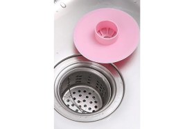 Resim Küvet ve Lavabo Için Kullanışlı Tıkaç ve Süzgeç Seti, Pratik ve Şık Tasarım 