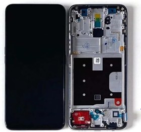 Resim Oppo Reno 2Z Uyumlu Lcd Ekran Dokunmatik Full Çıtalı Oled Beyaz CPH1951 