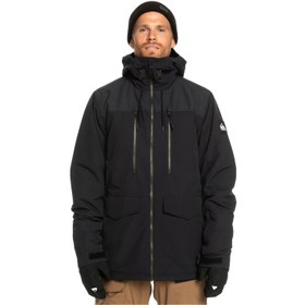 Resim Quiksilver Fairbanks Erkek Siyah Snowboard Ceketi 