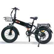 Resim Alba Fold 3 Standart 500 Watt Katlanır Elektrikli Bisiklet Siyah Nfc Özellikli 48v 10,4 Ah Batarya Siyah 