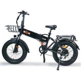 Resim Alba Fold 3 Standart 500 Watt Katlanır Elektrikli Bisiklet Siyah Nfc Özellikli 48v 10,4 Ah Batarya Siyah 