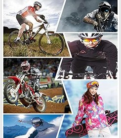 Resim Motokros Gözlükleri Bisiklet Gözlükleri, Binme Kir Kayak ATV Hareket Gözlükleri Yarış Kask Gözlükleri, Motokros Gözlükleri Kir Gözlükleri, Kayak Gözlükleri Yetişkinler Için 