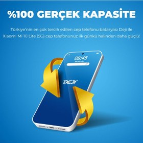 Resim Deji Xiaomi Mi 10 Lite 5g Uyumlu Mucize Batarya 