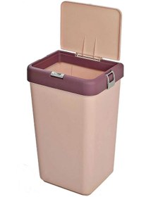 Resim Moonstar Motek Kirli Çamaşır Sepeti Pratik Kapaklı 40 Litre MT08 
