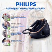 Resim Philips Premium PerfectCare Buhar Kazanlı Ütü Otomatik Taban Sıcaklığı Ayarı 3100W Sıfır Yanık Riski 