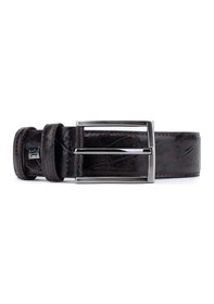 Resim Tamer Tanca Erkek Hakiki Deri Kahverengi Klasik Kemer 483 26201 Erk Kemer Kahve Kroko 