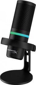 Resim HyperX DuoCast RGB Siyah Gaming Mikrofon 