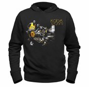 Resim Alfa Tshirt Kobe Bryant Resimli Dijital Baskılı Tasarım Çocuk Siyah Sweatshirt 