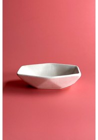 Resim Altıgen Çerezlik - Seramik Bisküvi Ham Ürün 