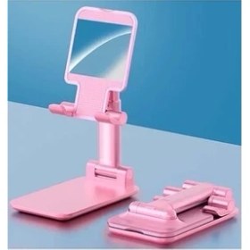 Resim Asfal Iki Kademeli Ayarlanabilir Katlanabilir Tablet ve Telefon Tutucu Stand 