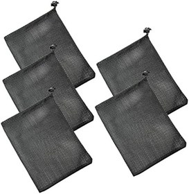 Resim HANABASS 15adet Dayanıklı Polyester Torba Çok Amaçlı Depolama Çantası Yırtılmaya Karşı Dirençli Golf Topları Ve Diğer Spor Eşyaları Için Uygun Boyutunda 