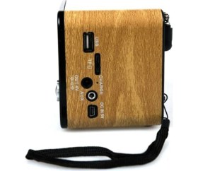 Resim Şarjlı Nostaljik Radyo, Siyah, Taşınabilir ve Şık Tasarım 