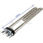 Resim Bosch Siemens Uyumlu Profilo Çamaşır Makinesi Rezistansı Delikli 2000W - 394804498 