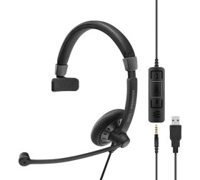 Resim Epos Sc 45 Microsoft Teams Destekli Kulak Üstü Ofis Kulaklığı (Usb + 3.5mm) 