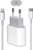 Resim Macbook Ipad Iphone 11/12/13 - Pro Max Mini Uyumlu 20w Adaptör Kablo Usb-c Pd Hızlı Şarj Aleti Sesatech