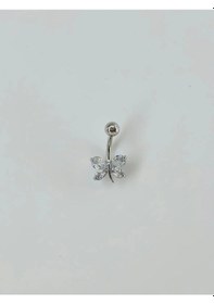 Resim Kelebek Detaylı Göbek Piercing Çok Renkli 06016198 