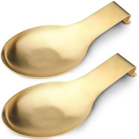 Resim Geeroyoo Altın Paslanmaz Çelik Kaşık Tutucu - Mutfak Düzenleyici 9.5x24.4 Cm Altın 
