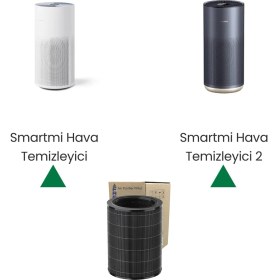 Resim Faf Smartmi Smoke True Hepa 14 Smartmi Air Purifier Filtre Siyah 