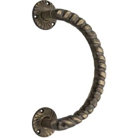 Resim Prinç Döküm Antik Oksit Rustik Eskitme, Ferforje Tipi Osmanlı Kapı Çekmesi HFT04014 1 Tek 