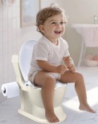 Resim Dolu Nuve Eğitici Lazımlık Tuvaletim - Bej - Bej / Standart 