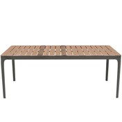 Resim Play Warm Grey Natural Tik Ağacı Bahçe Masası 