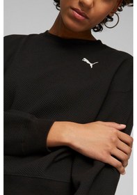 Resim Puma Her Crew Kadın Sweatshirt 67600401 Siyah 