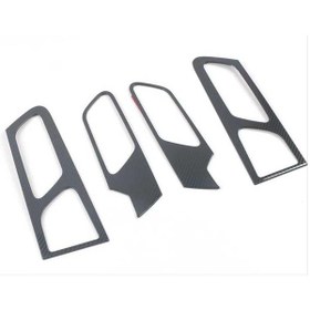 Resim Oled Garaj Peugeot 2008 İçin Uyumlu İç Kapı Açma Kolu Kaplama -Ka 