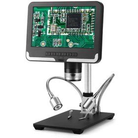 Resim Andonstar Ad206 Dijital Mikroskop Elektronik Dıy Lehimleme Smt/smd/pcb Telefon Tamir Cihazı 