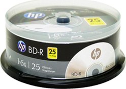 Resim Blu-Ray Bd-R 6X 25Gb 25 Li Cake Box Printable HP